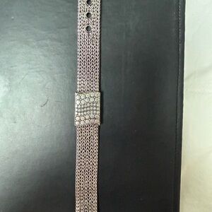 Vintage John Hardy Sterling Silver 925 Adjustable Mesh Bracelet RARE